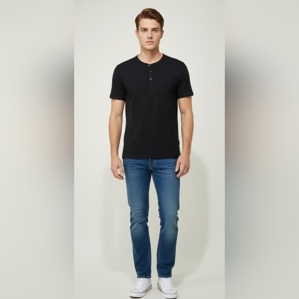 I.N.C. International Concepts Mens Henley Shirt